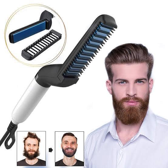 Hair Comb Brush Beard Hair Straightener(men)